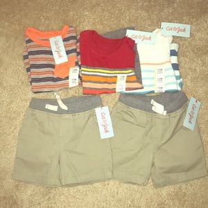 Bundle! 3 shirts & 2 shorts